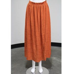 Sunday in Brooklyn printed satin maxi skirt